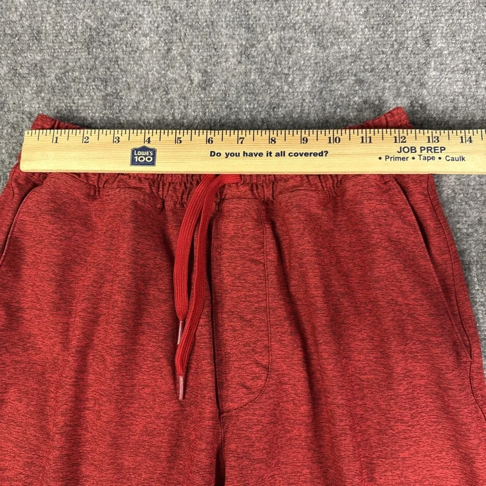 Outdoor Voices Men's Sunday Short & Hoodie Unlined Drawstring Athletic Red Small
